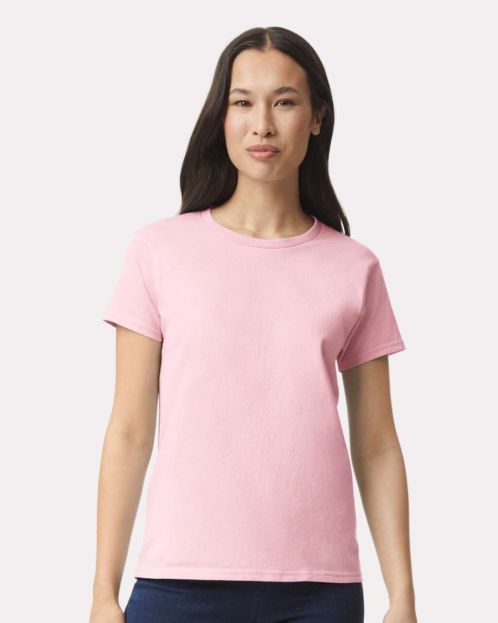 Gildan® Women’s Ultra Cotton Crewneck Short Sleeve T-Shirt 100% Cotton for Custom Printing & Casual Use